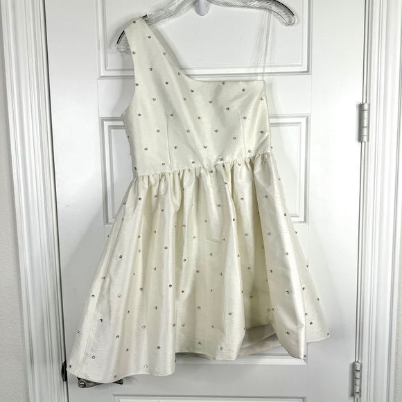 SACHIN + BABI Anthropologie Elliana One Shoulder Mini Dress NEW Size 6 - Picture 8 of 16